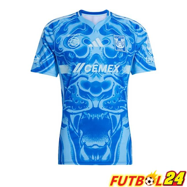 Camisetas De Futbol Tigres UANL Segunda Azul 2025/2026