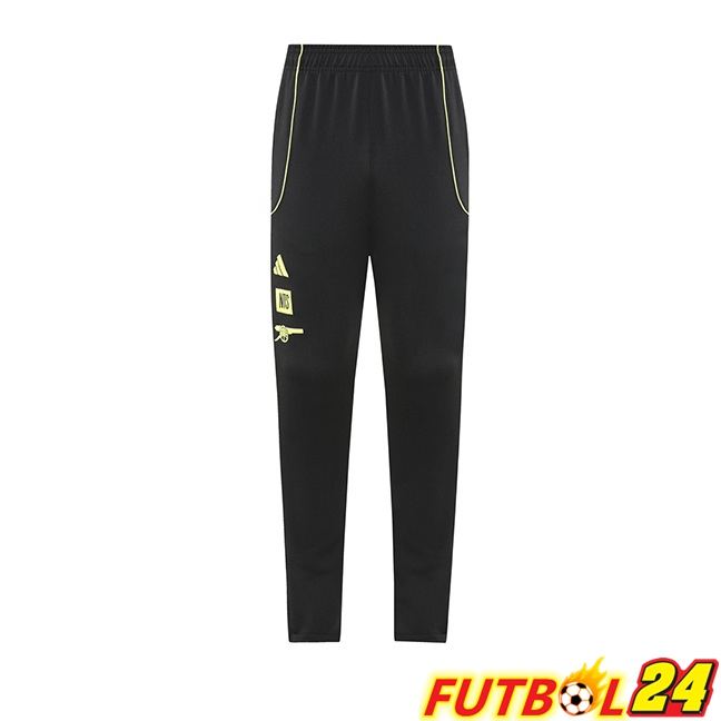 Pantalon Entrenamiento Arsenal Negro 2025/2026