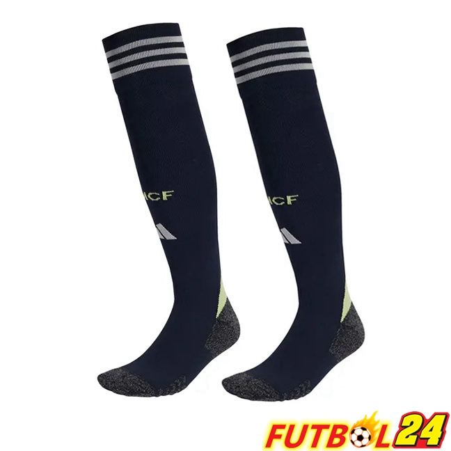 Calcetines De Futbol Real Madrid Segunda Negro 2025/2026