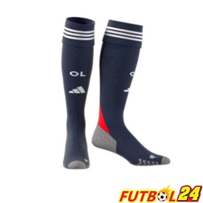 Calcetines De Futbol lyon OL Segunda Azul Real 2025/2026
