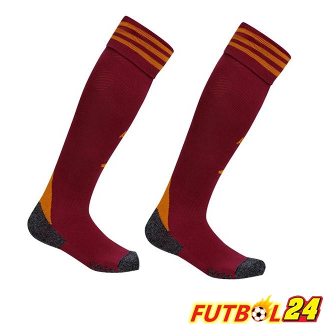 Calcetines De Futbol AS Roma Primera Rojo 2025/2026