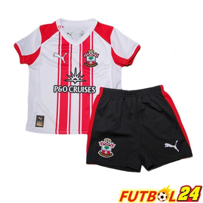 Camisetas De Futbol Southampton FC Ninos Primera Rojo 2025/2026