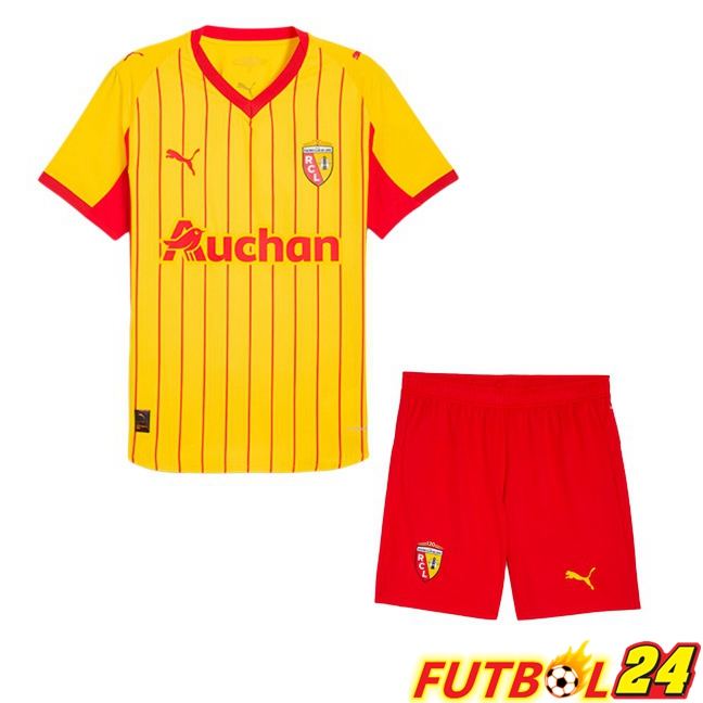 Camisetas De Futbol RC Lens Ninos Primera Amarillo 2025/2026