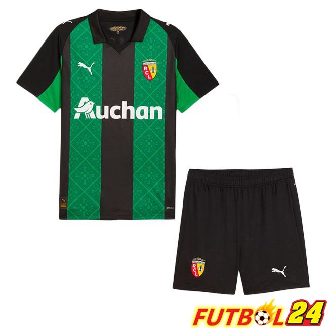 Camisetas De Futbol RC Lens Ninos Segunda Verde 2025/2026