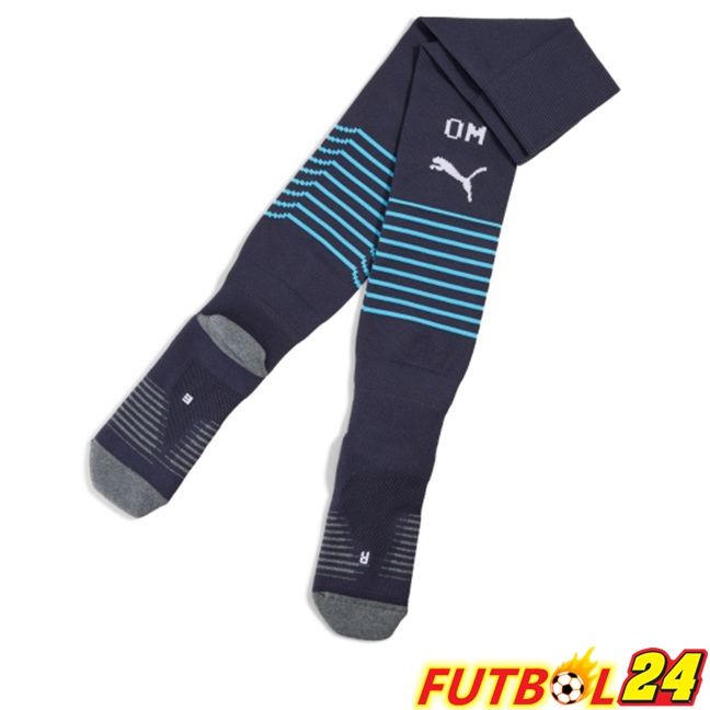 Calcetines De Futbol Marsella OM Segunda Azul Real 2025/2026