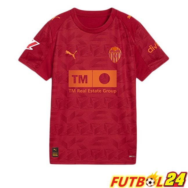 Camisetas De Futbol Valencia CF Segunda Rojo 2025/2026