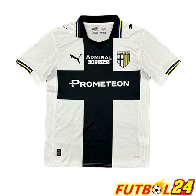 Camisetas De Futbol Parma Calcio Primera Blanco Negro 2025/2026