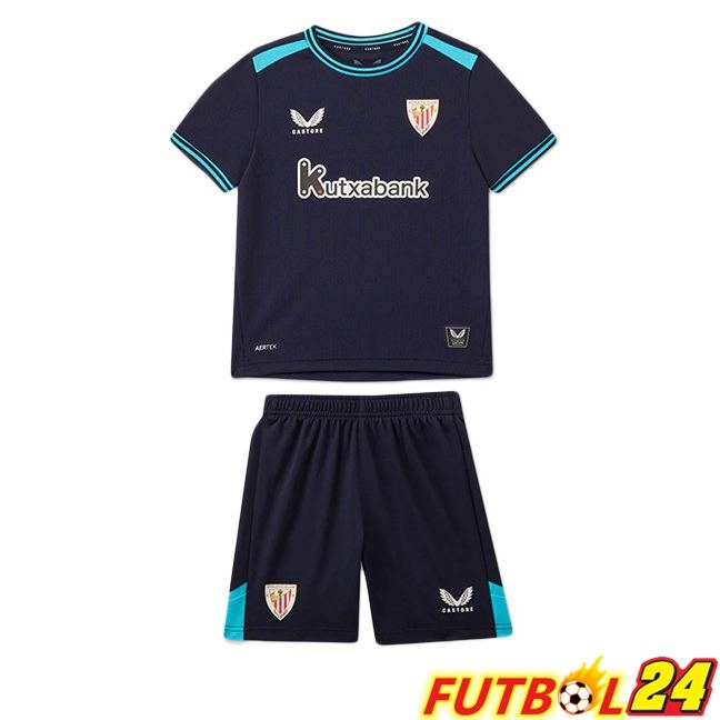Camisetas De Futbol Athletic Club Ninos Segunda Azul 2025/2026
