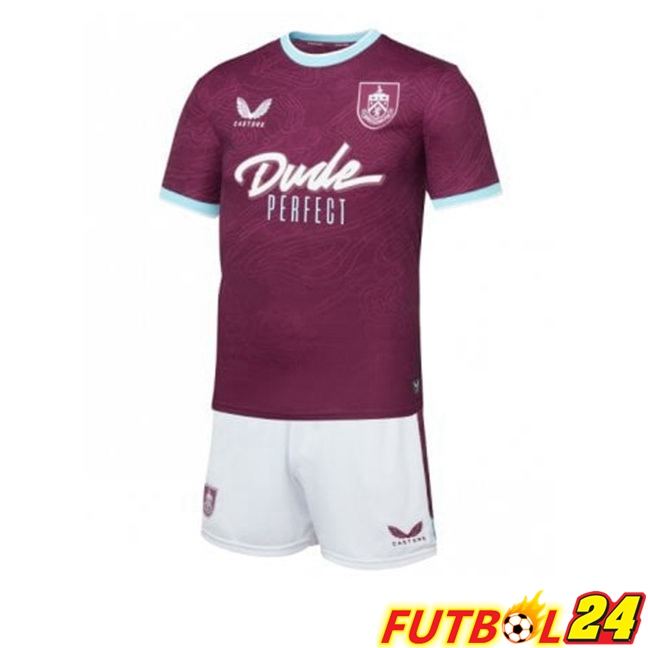 Camisetas De Futbol Burnley Ninos Primera Púrpura 2025/2026