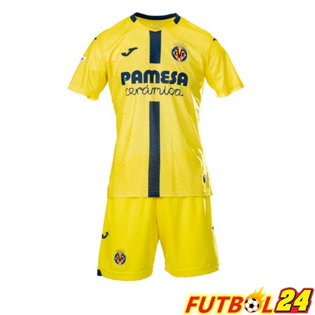 Camisetas De Futbol Villarreal Ninos Primera Amarillo 2025/2026