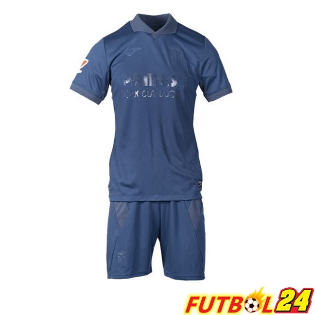 Camisetas De Futbol Villarreal Ninos Tercera Azul 2025/2026