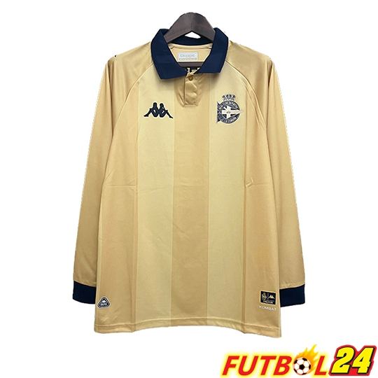 Camisetas De Futbol Deportivo Manga Larga Edición Especial Amarillo 2025 2026