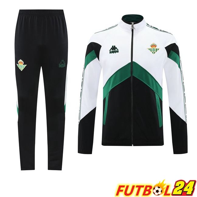 Chandal Equipos De Futbol - Chaqueta Real Betis Blanco Verde 2025/2026