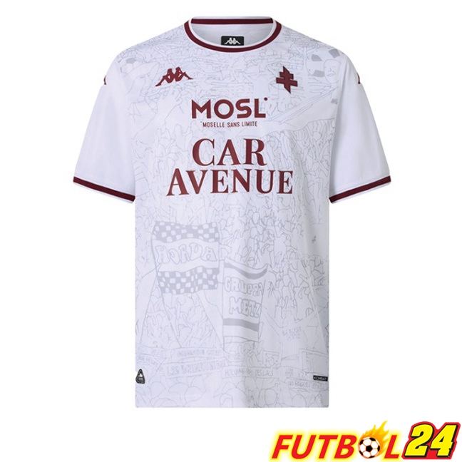 Camisetas De Futbol FC Metz Segunda Blanco 2025/2026