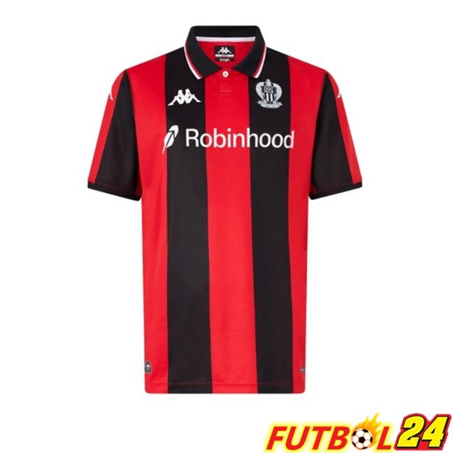 Camisetas De Futbol OGC Nice Primera Rojo Negro 2025/2026