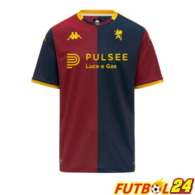Camisetas De Futbol Genoa CFC Primera Rojo Azul Real 2025/2026