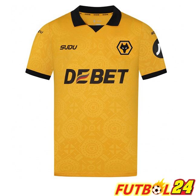 Camisetas De Futbol Wolves Primera Amarillo 2025/2026