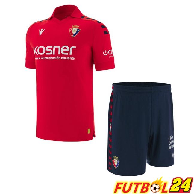 Camisetas De Futbol CA Osasuna Ninos Primera Rojo 2025/2026