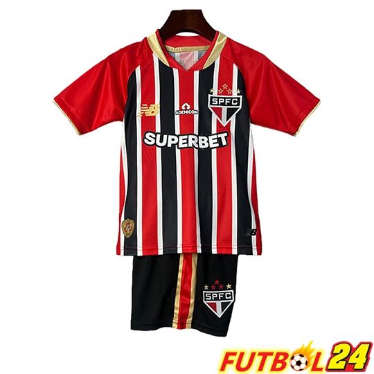 Camisetas De Futbol Sao Paulo FC Ninos Segunda 2025 2026