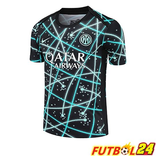 Camiseta Entrenamiento Inter Milan Negro Azul 2025 2026