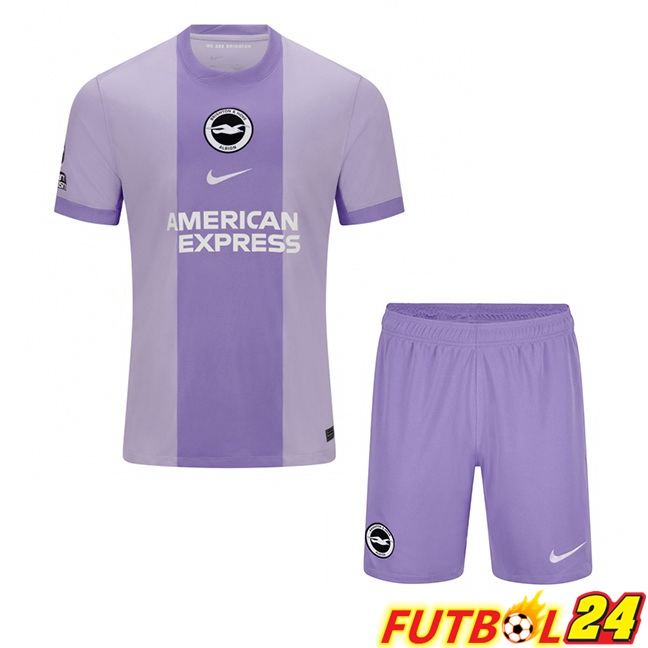 Camisetas De Futbol FC Brighton Ninos Segunda Púrpura 2025/2026