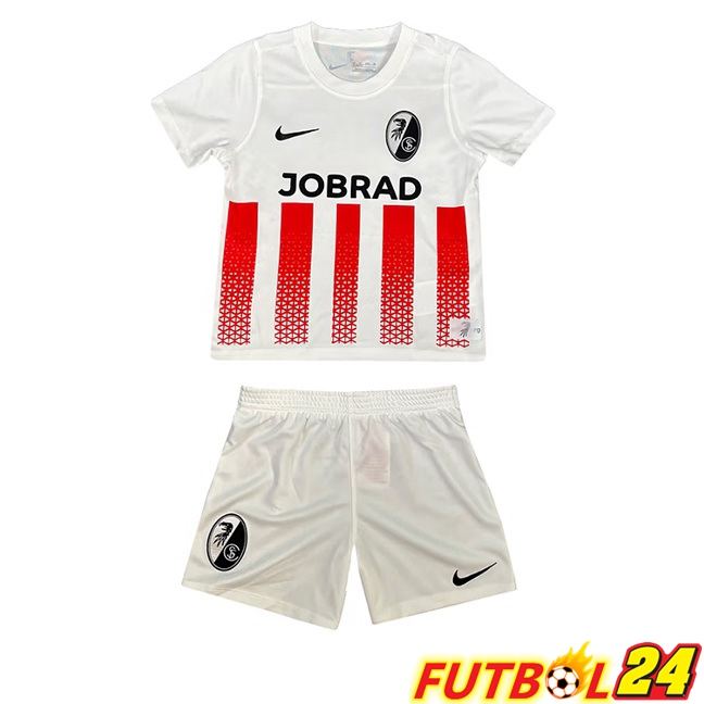 Camisetas De Futbol SC Fribourg Ninos Primera Rojo Blanco 2025/2026