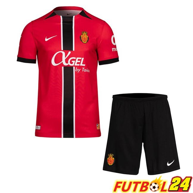 Camisetas De Futbol RCD Mallorca Ninos Primera Rojo 2025/2026