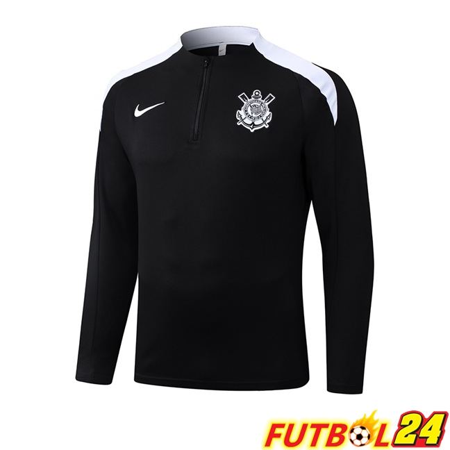 Sudadera De Entrenamiento Corinthians Negro 2025/2026