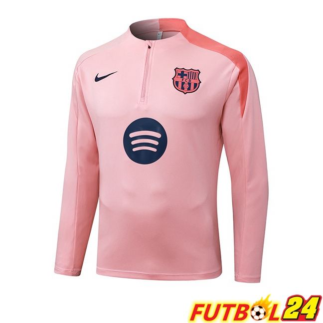 Sudadera De Entrenamiento FC Barcelona Rosado 2025/2026