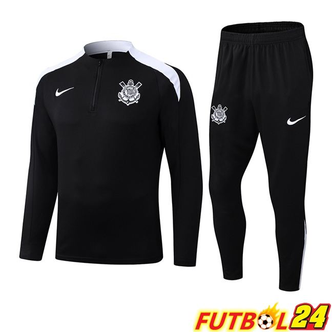 Chandal Equipos De Futbol Corinthians Negro 2025/2026