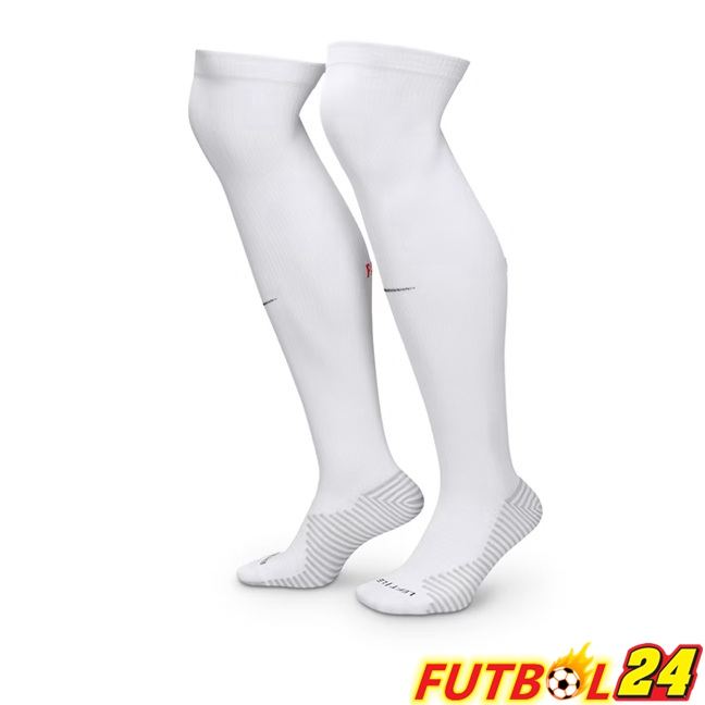Calcetines De Futbol Paris PSG Segunda Blanco 2025/2026