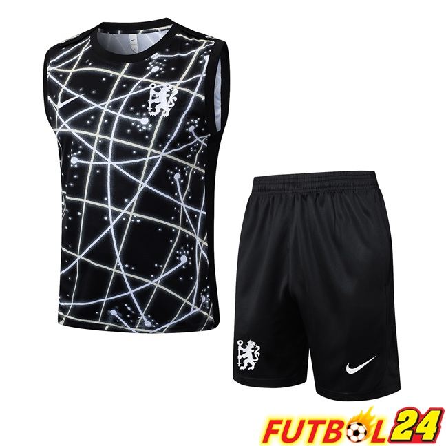 Chalecos De Futbol FC Chelsea + Cortos Negro 2025/2026
