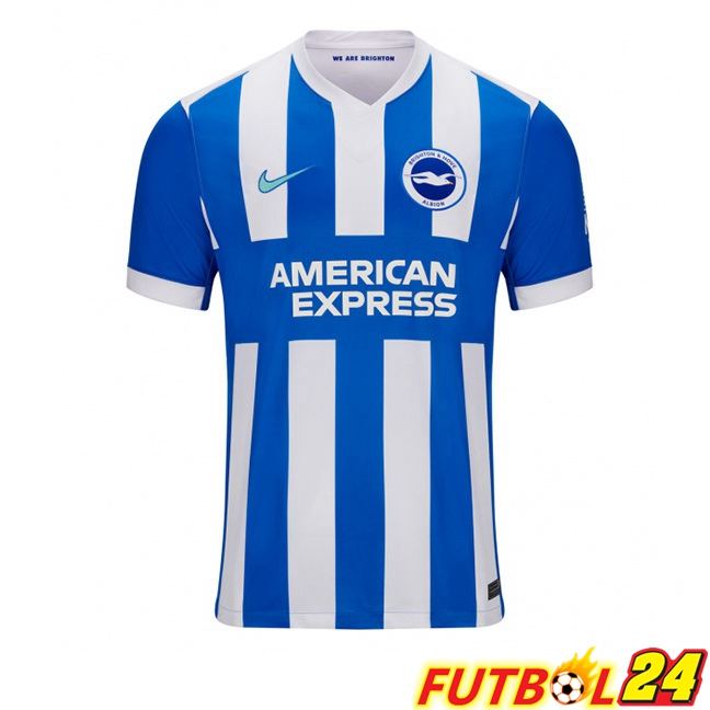 Camisetas De Futbol FC Brighton Primera Azul Blanco 2025/2026