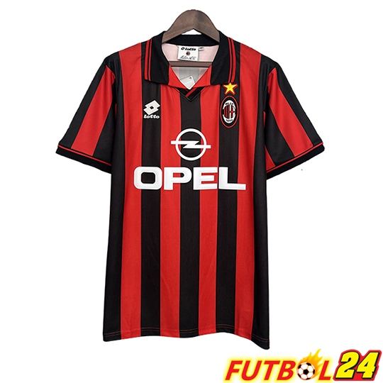 Camisetas De Futbol AC Milan Retro Primera 1997 1998