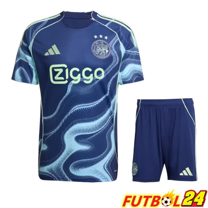 Camisetas De Futbol AFC Ajax Segunda + Cortos 2025 2026