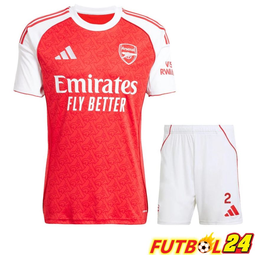 Camisetas De Futbol Arsenal Primera + Cortos 2025 2026