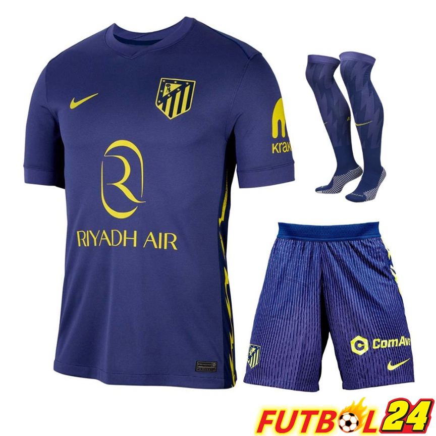 Camisetas De Futbol Atletico Madrid Segunda (Cortos + Calcetines) 2025 2026