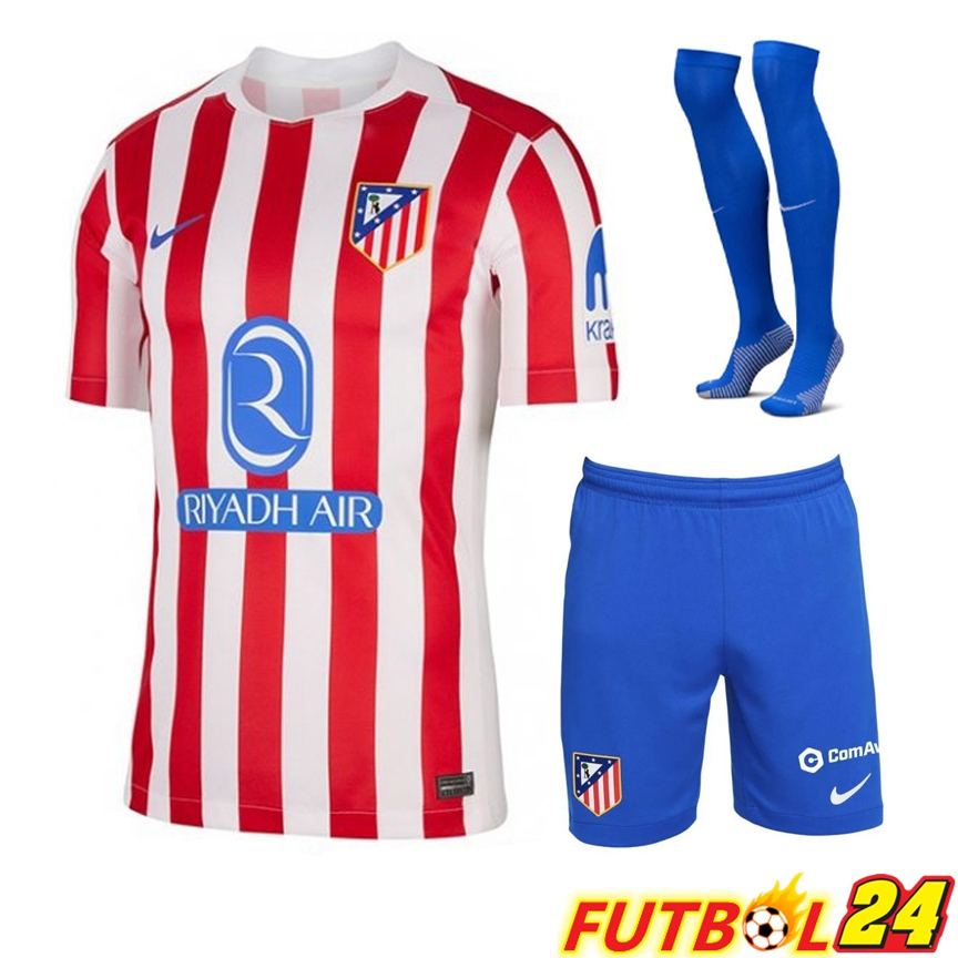 Camisetas De Futbol Atletico Madrid Primera (Cortos + Calcetines) 2025 2026