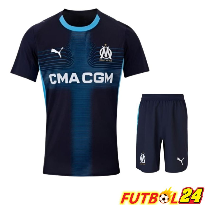 Camisetas De Futbol Marsella OM Segunda + Cortos 2025 2026