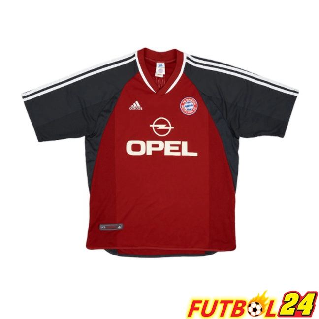 Camisetas De Futbol Bayern Munich Retro Primera Rojo 2001-2002