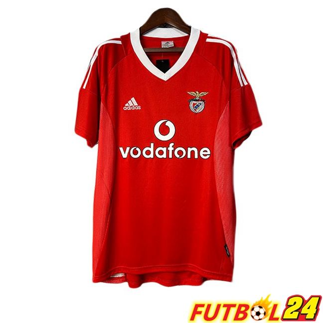 Camisetas De Futbol S.L Benfica Retro Primera Rojo 2002-2003