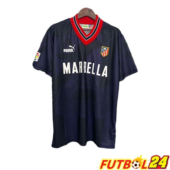 Camisetas De Futbol Atletico Madrid Retro Tercera Azul Real 1995-1996