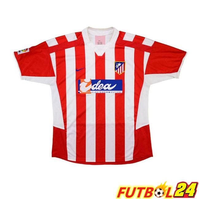 Camisetas De Futbol Atletico Madrid Retro Primera Rojo 2002-2003