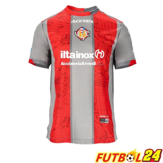 Camisetas De Futbol US Cremonese Primera Naranja Gris 2025/2026