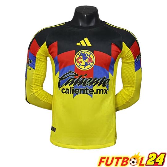 Camisetas De Futbol Club America Primera Manga Larga 2025/2026