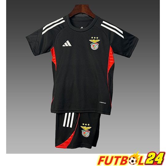 Camiseta Entrenamiento Benfica Ninos Negro/Rojo/Blanco 2025/2026