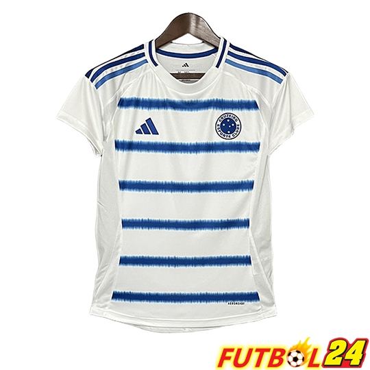 Camisetas De Futbol Cruzeiro EC Mujer Segunda 2025/2026