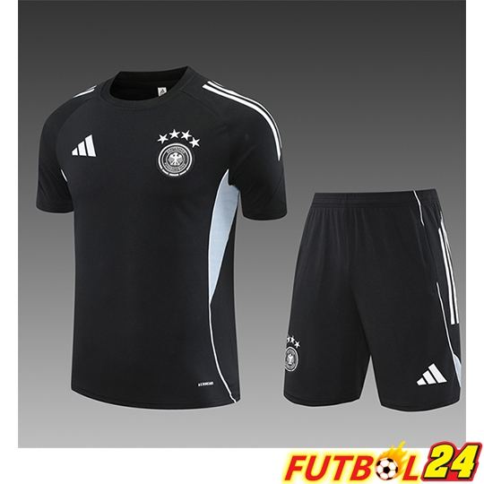 Camiseta Entrenamiento Alemania Ninos Negro/Gris 2025/2026