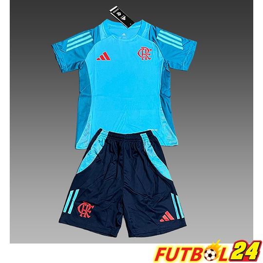 Camiseta Entrenamiento Flamengo Ninos Azul 2025/2026