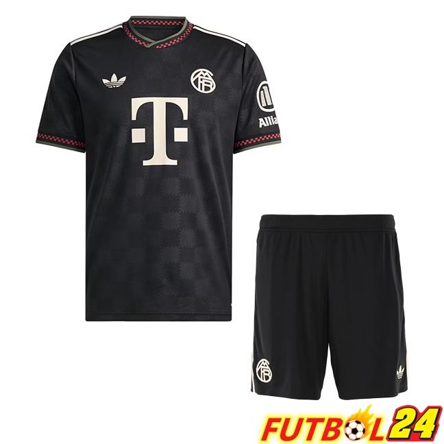 Camisetas De Futbol Bayern Munich Ninos Tercera Negro 2025/2026